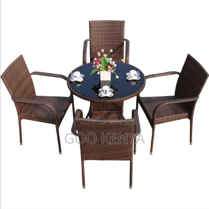 Outdoor Furniture;Modern Patio Dining Table And Chair Set For Backyard