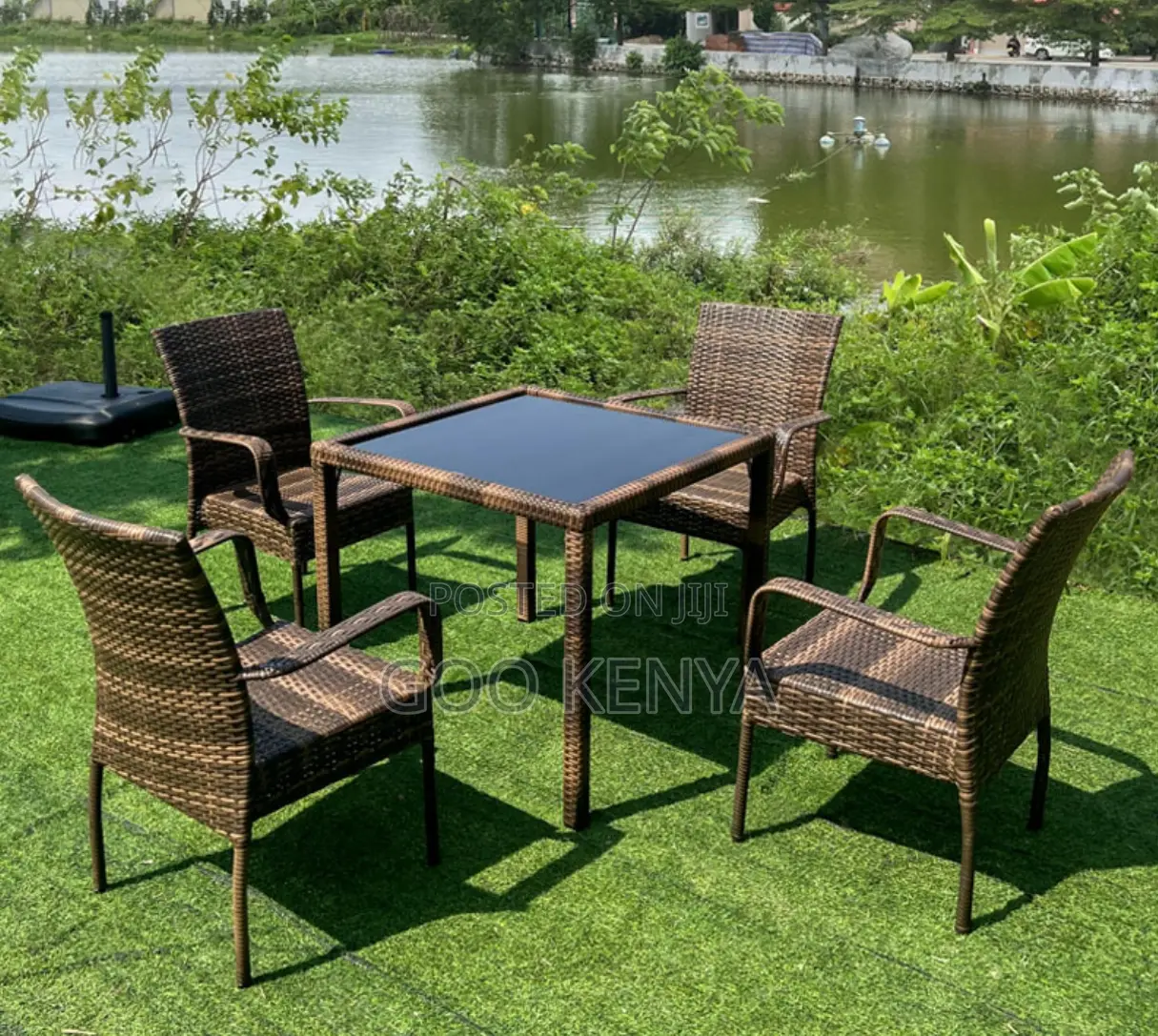 Outdoor Furniture;Modern Patio Dining Table And Chair Set For Backyard