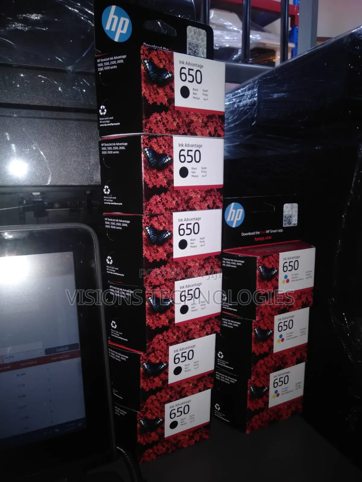 Brand New Hp 650 Cartridge for Deskjet 1015/1515