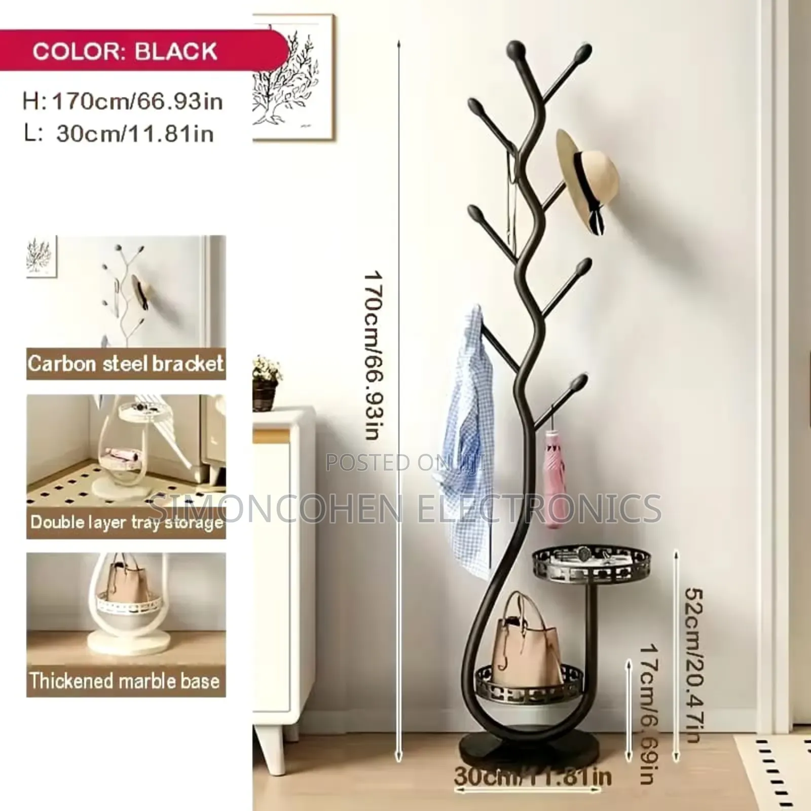 Floor Standing Coat Rack