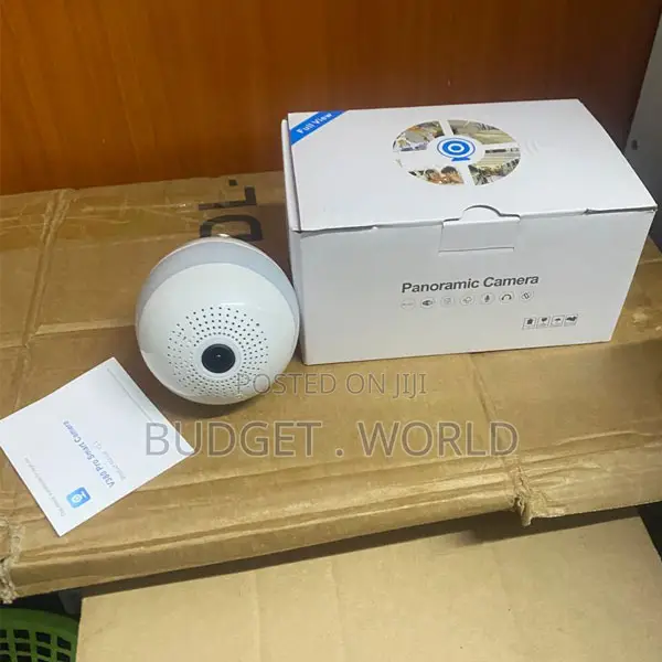 360° Rotating CCTV Bulb Camera – Smart Motion Tracking