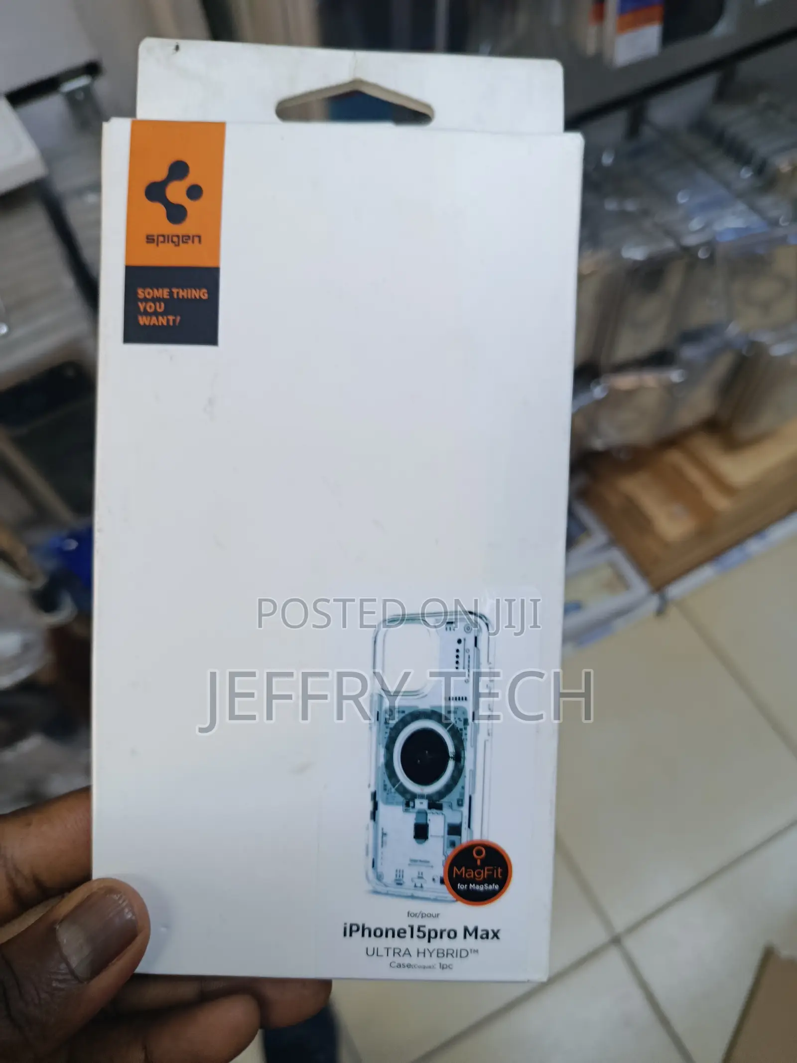 Silio Spigen Hybrid Magfit Digital Printing iPhone 15 Pro Max Case