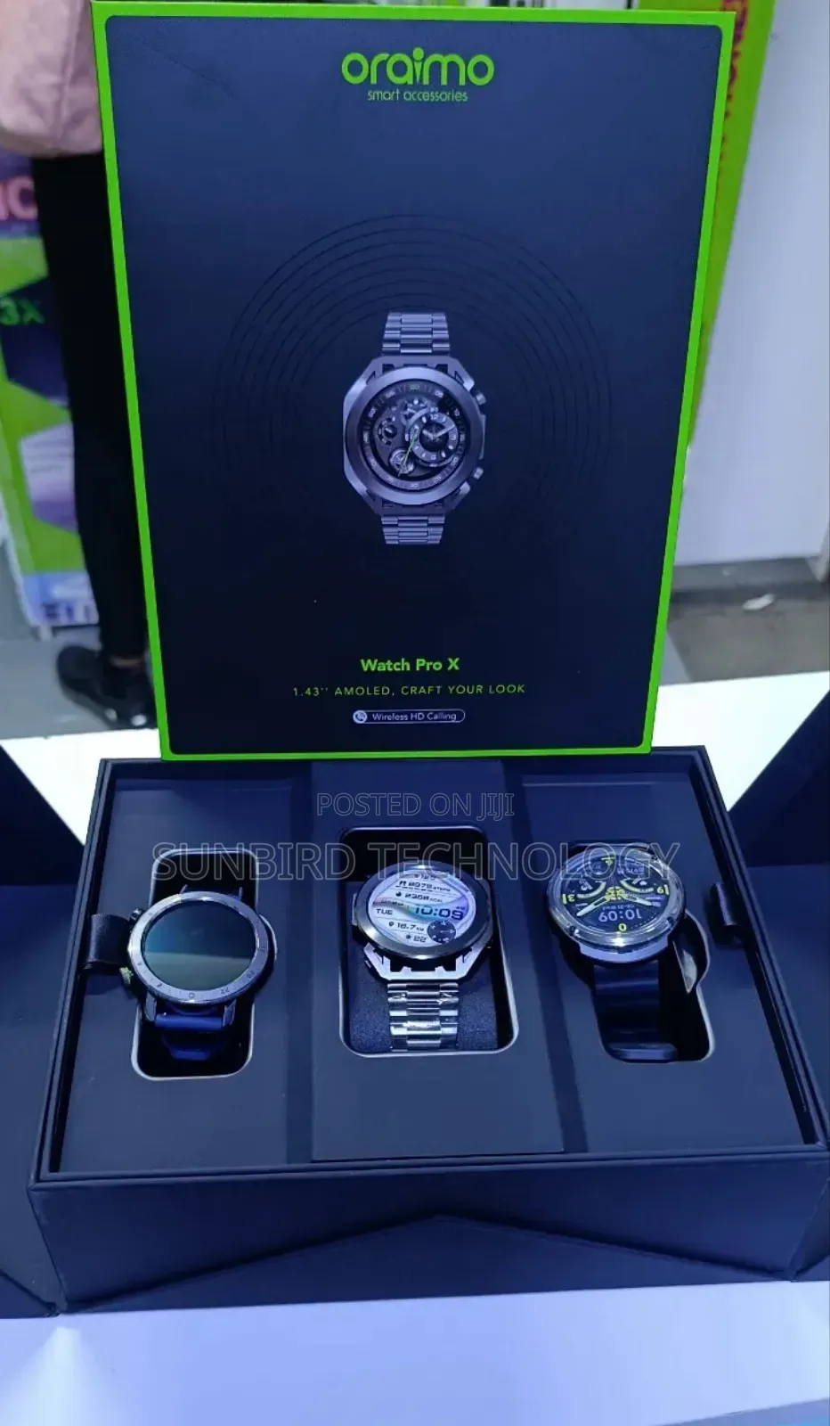 Oraimo Watch Pro X 1.43" Amoled, Craft Smartwatch