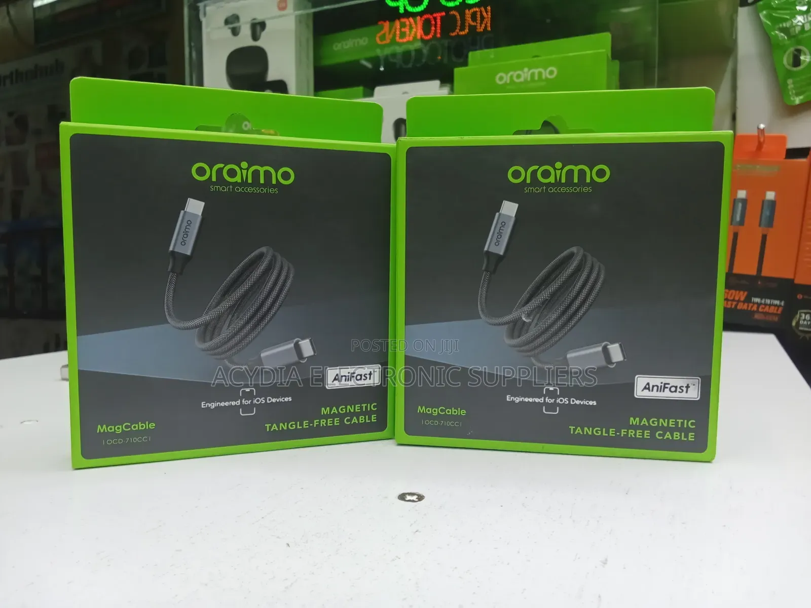 Oraimo Magcable Ocd-710cc Magnetic Type C to C 60w Cable