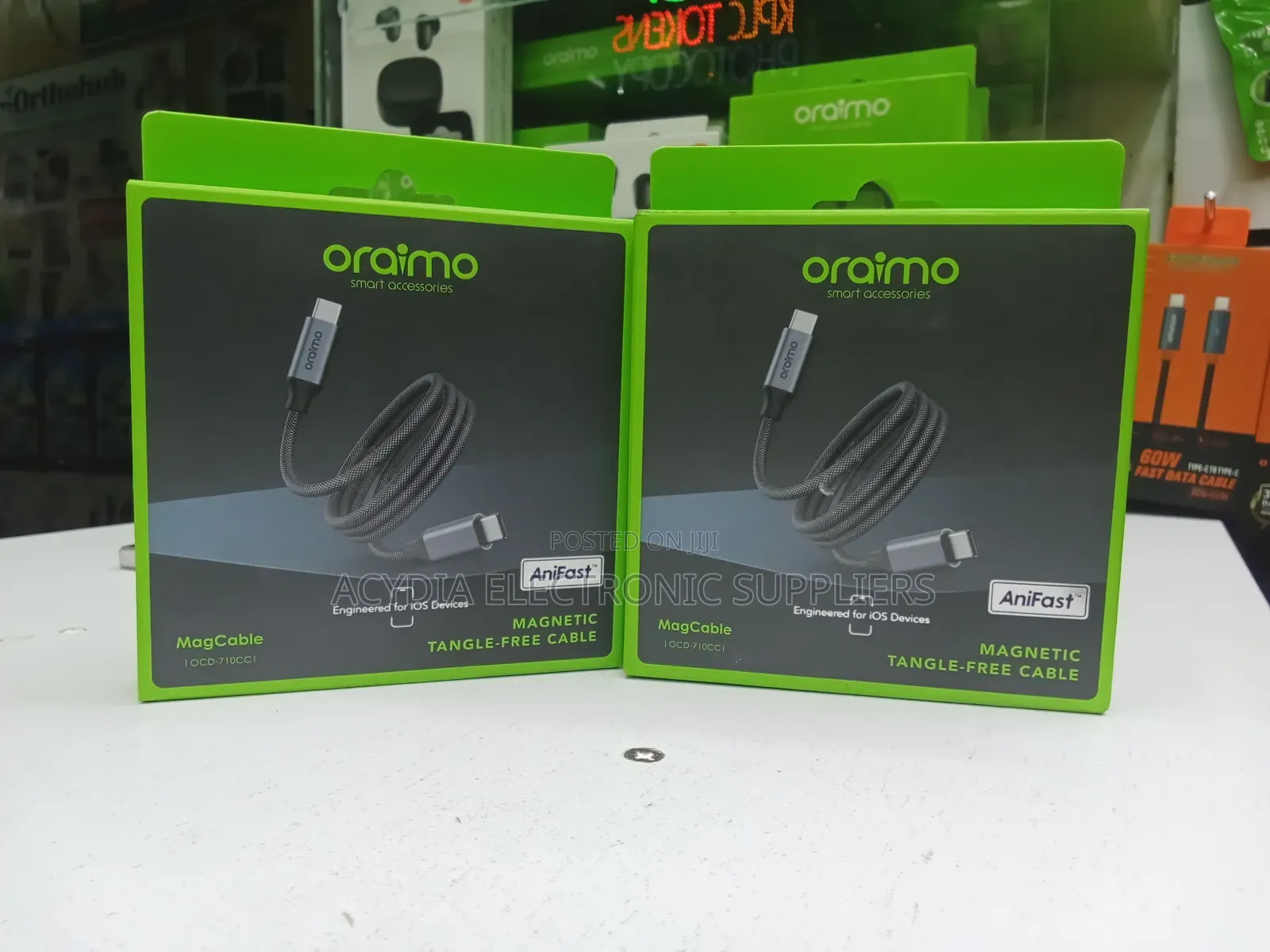 Oraimo Magcable Ocd-710cc Magnetic Type C to C 60w Cable