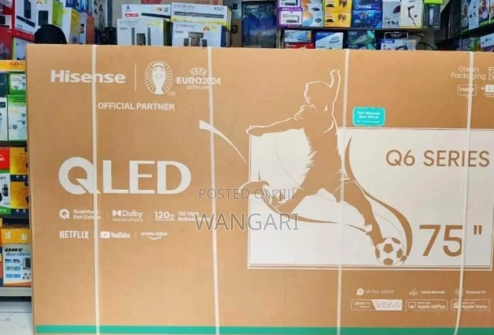 Restocked Hisense Qled 75 Inch Smart Tv