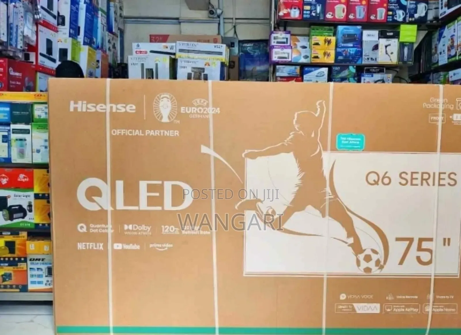 Restocked Hisense Qled 75 Inch Smart Tv