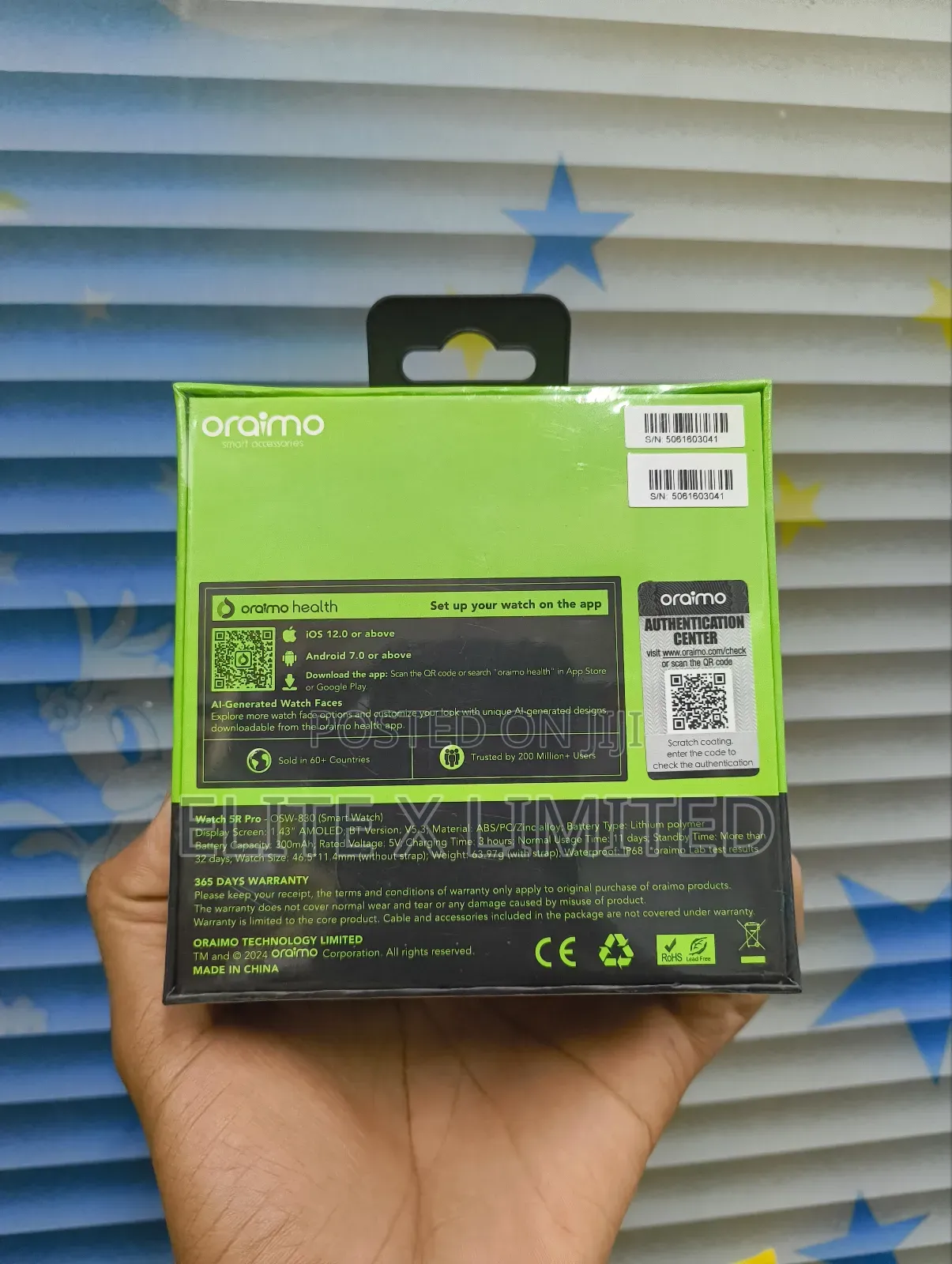 Oraimo Watch 5r Pro