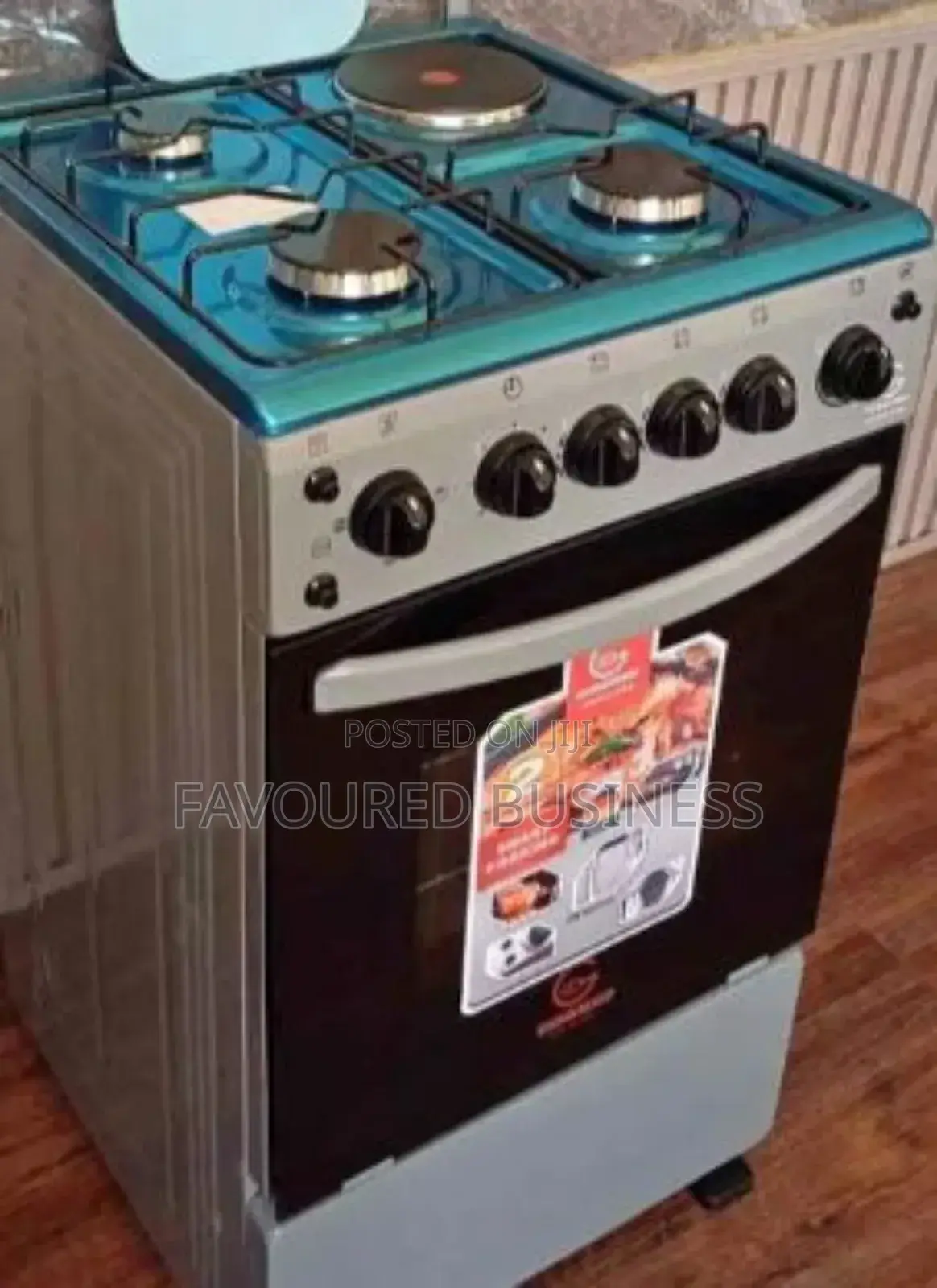 60*65eurochef /3gas Burner +1electric Cooker