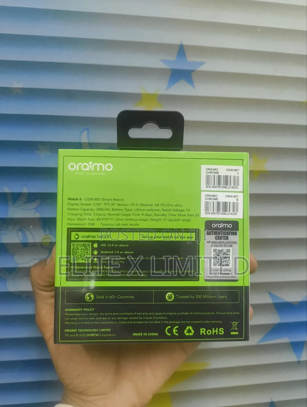 Oraimo Watch 6