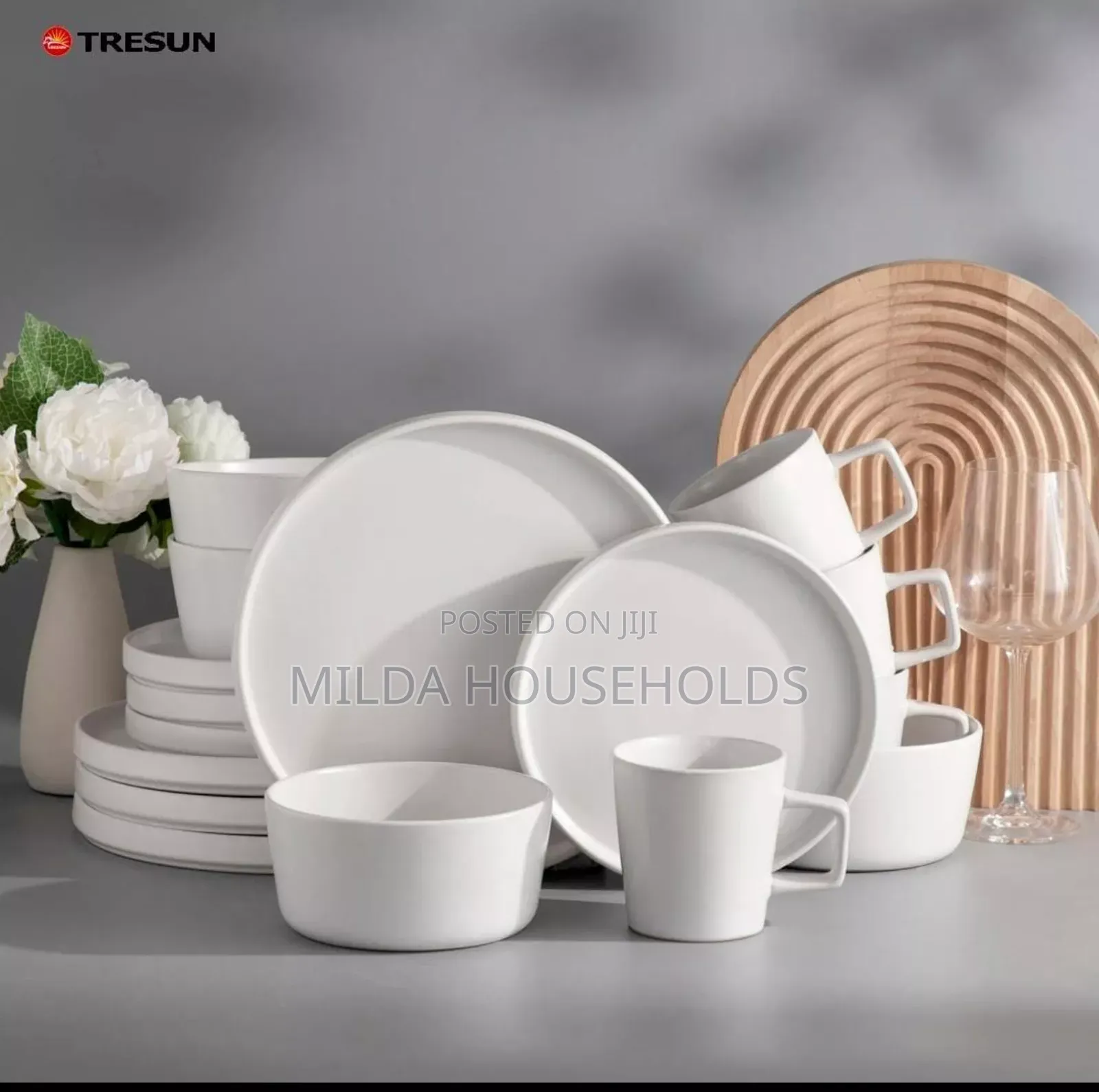 16 PCS Dinner Set Well Finished Porcelain Dinner Set .