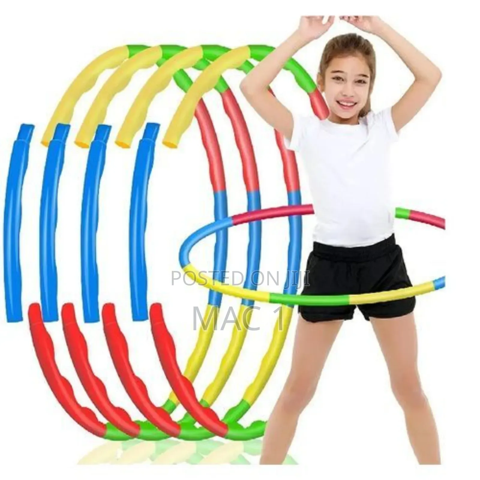 Colorful Foam Hula Hoop for Gymnastics and Fun