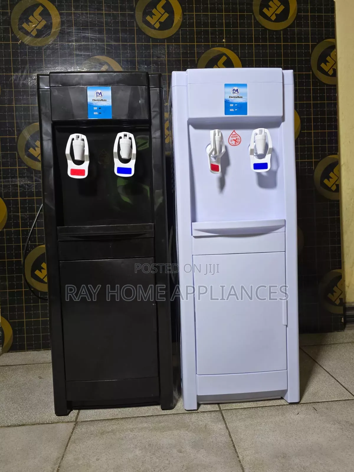 Electromate Hot and Cold Water Dispenser Black and White