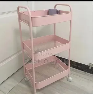 3 Tier Multifunctional Storage Trolley*

✅Movable And Foldable