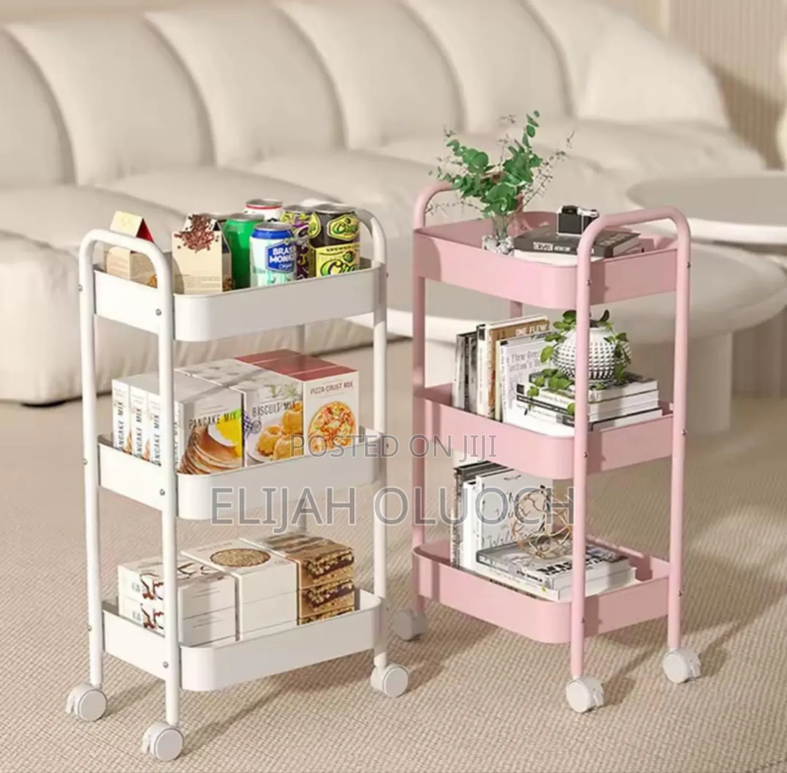 3 Tier Multifunctional Storage Trolley*

✅Movable And Foldable