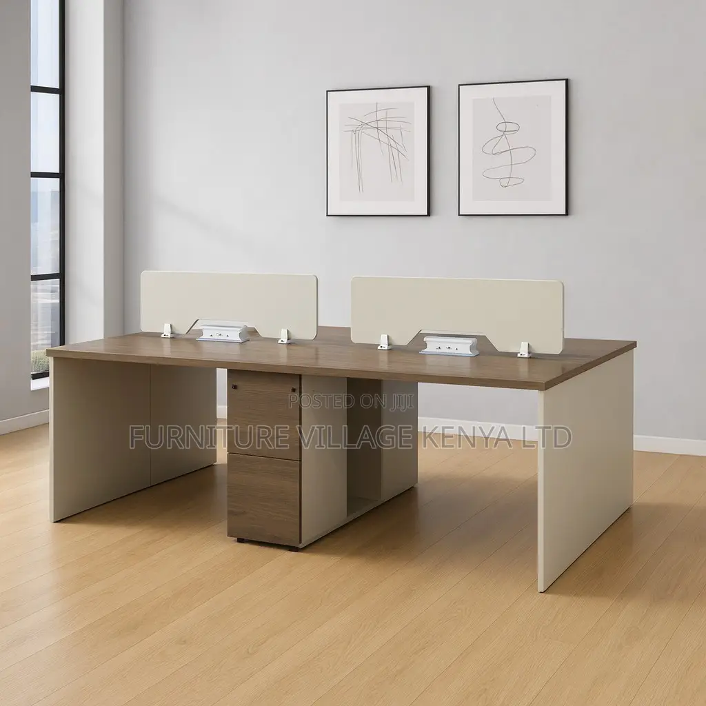 Workstation; 4-way Modular Office Workstation