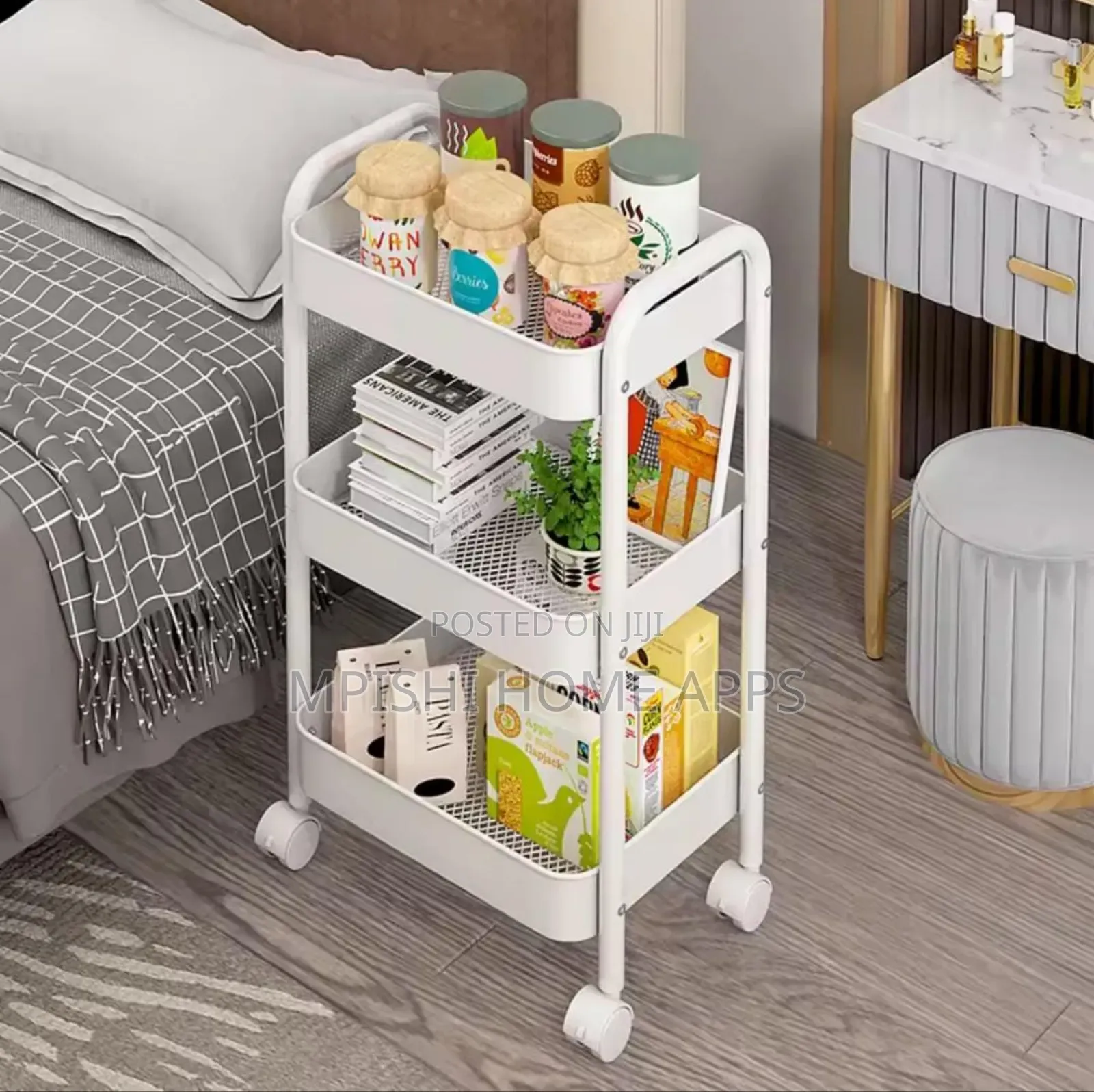 3 Tier Multifunctional Storage Trolley