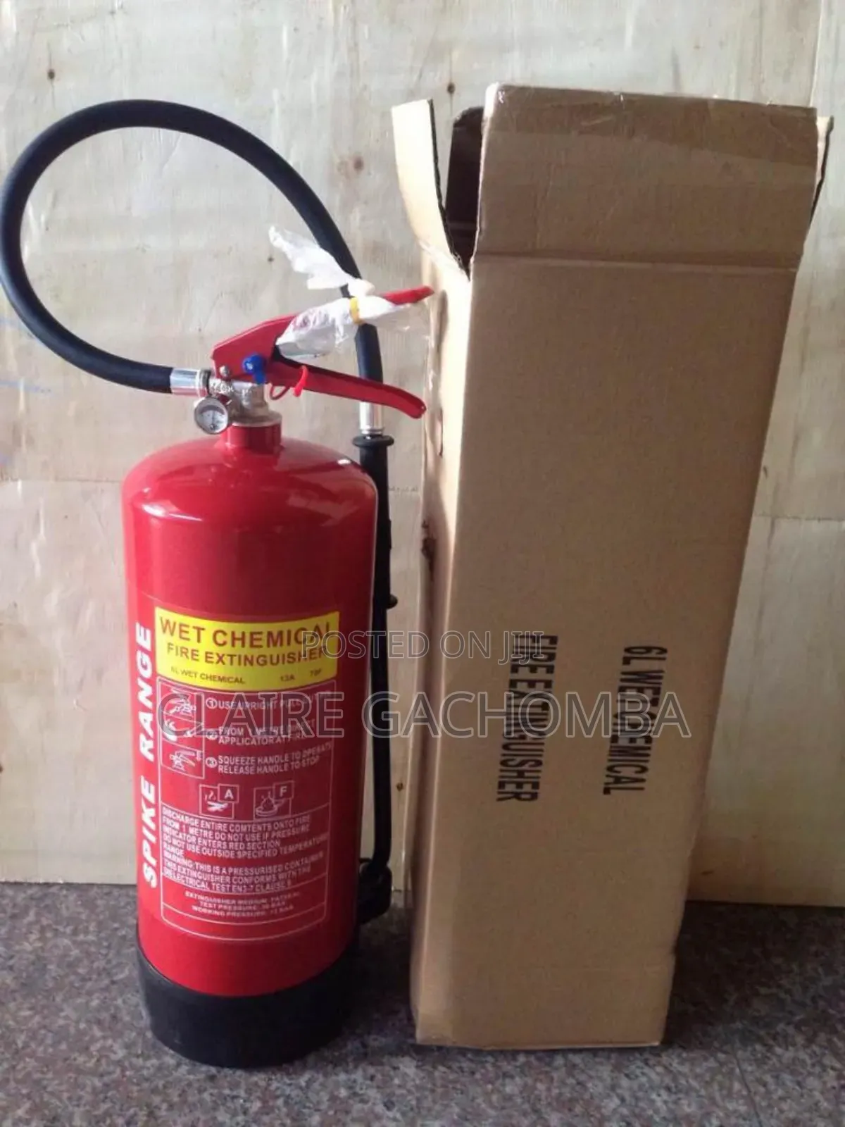 Professional 6l Wet Chemical Fire Extinguisher