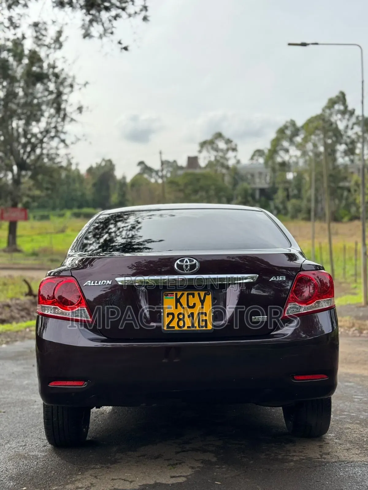 Toyota Allion 2013 Maroon