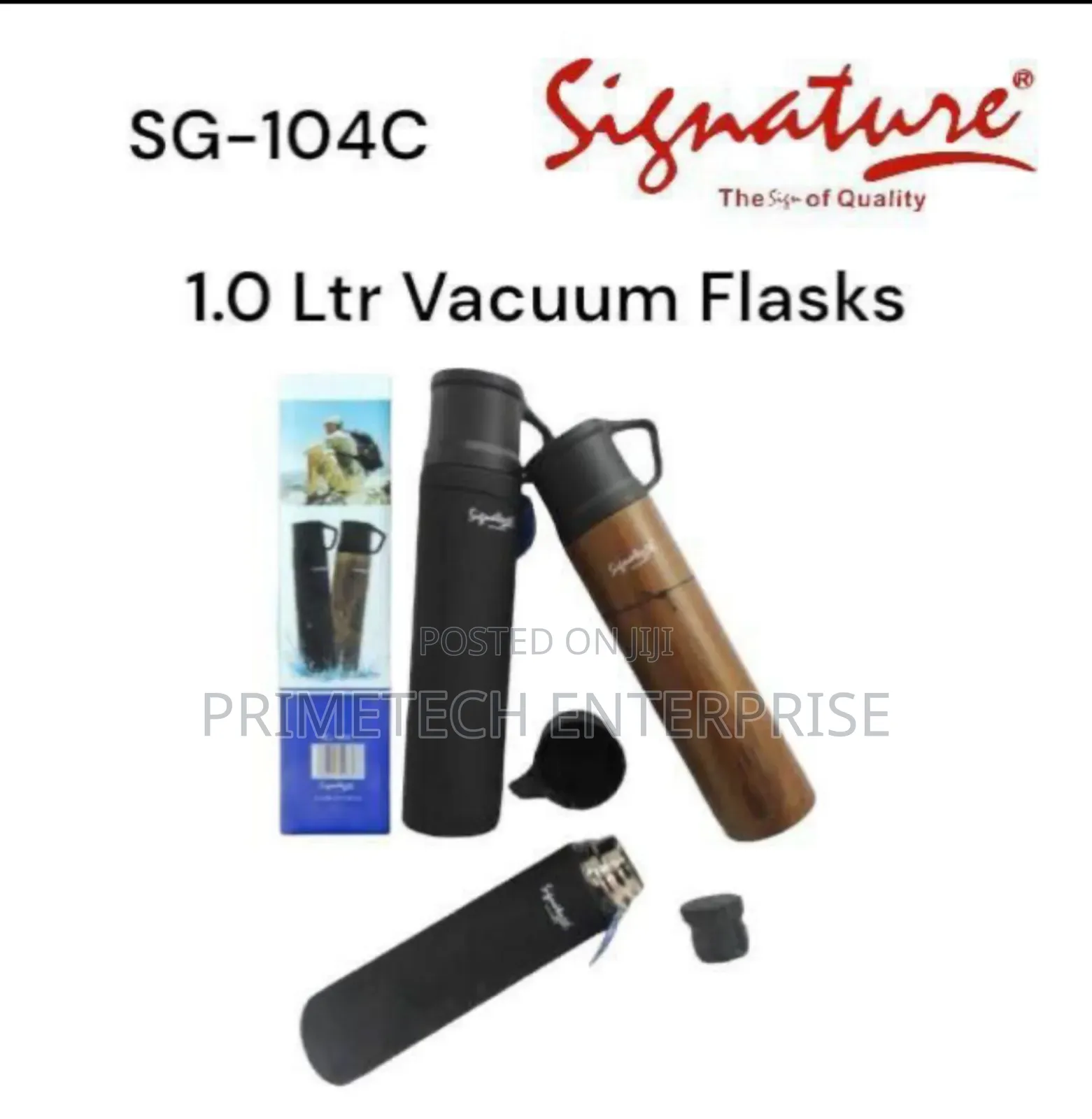 1l Unbreakable Vacuum Flask -Signature