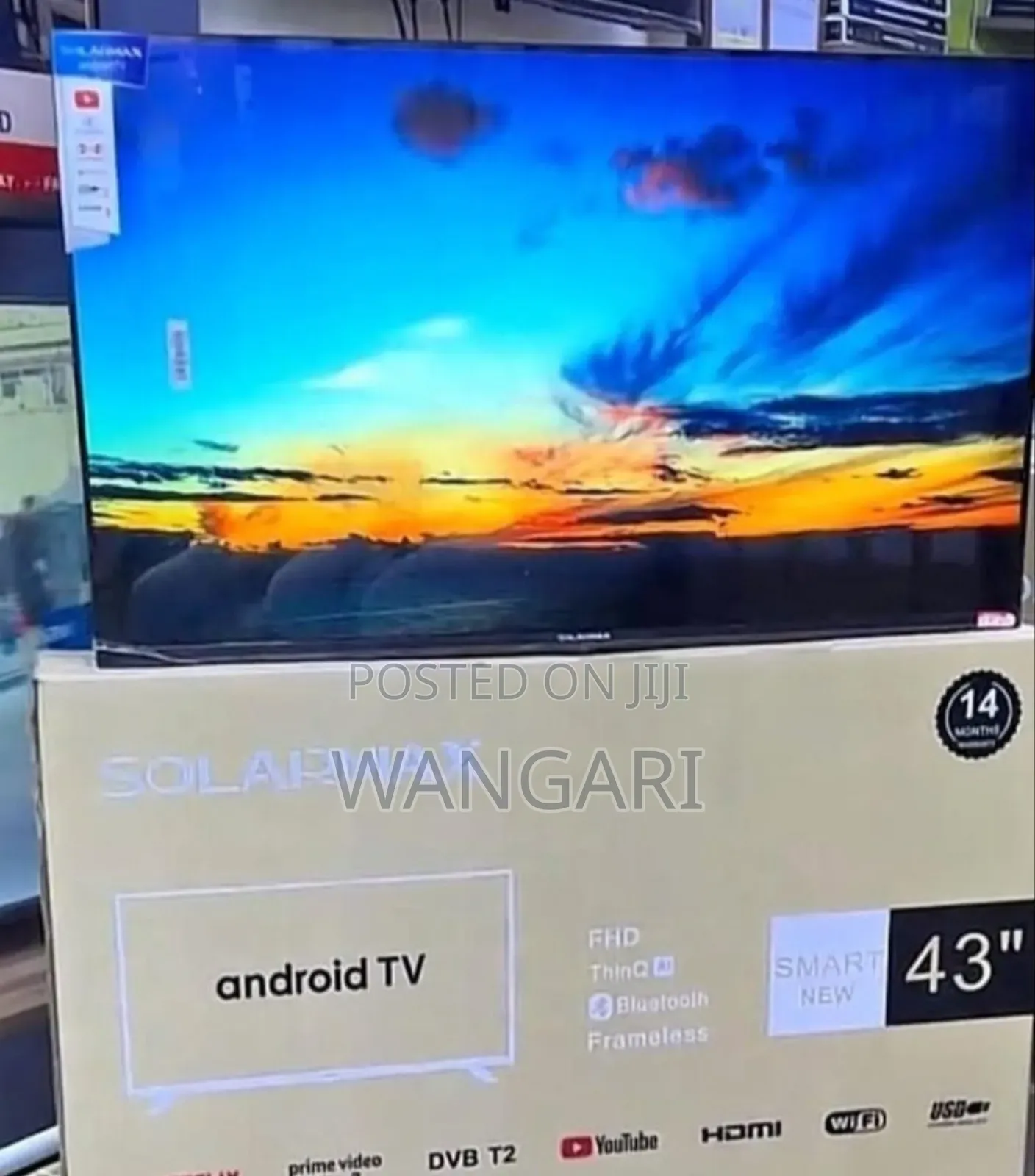 Multiple Hdmi Ports Solarmax 43 Inch Smart Tv