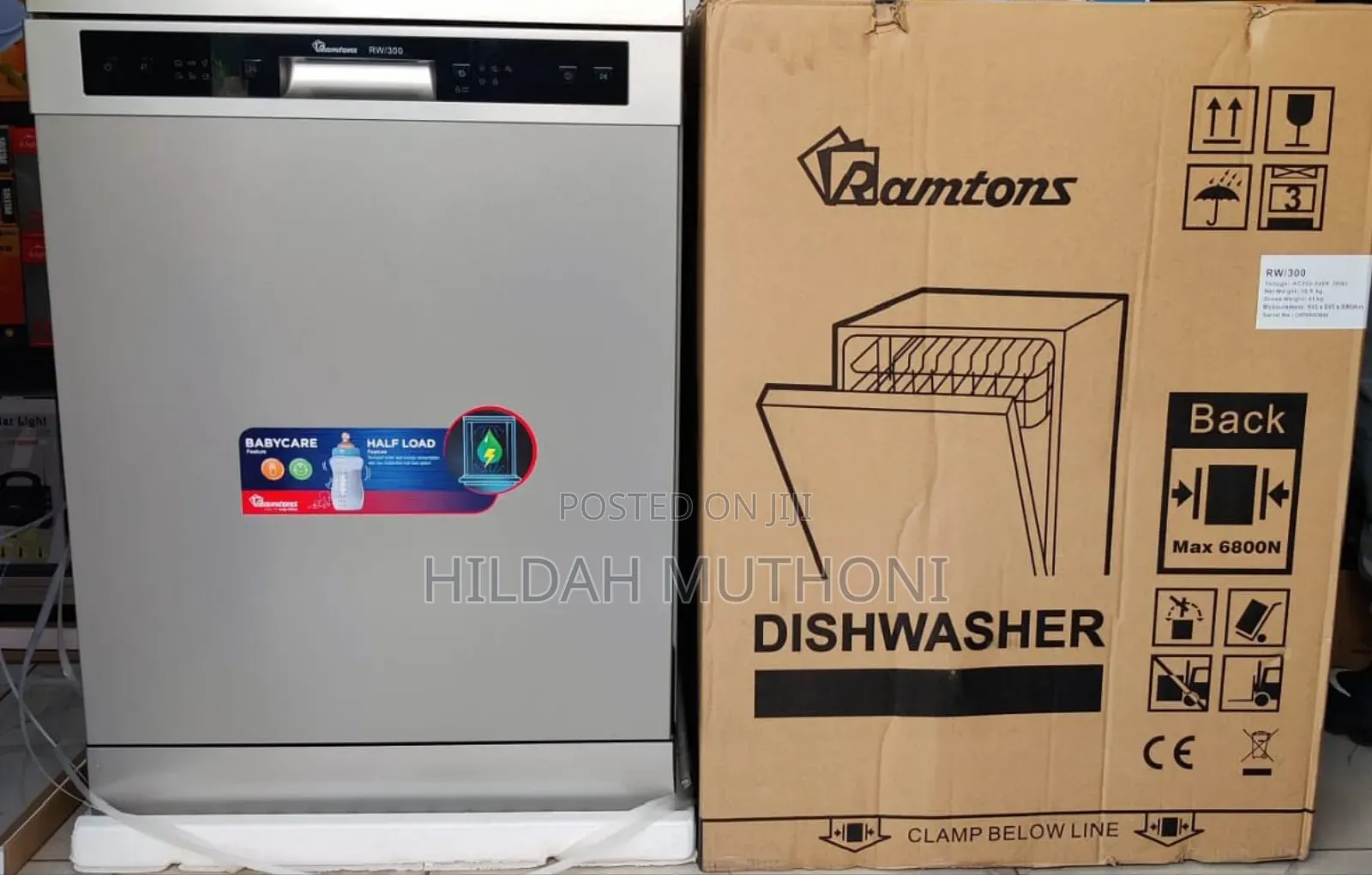 13 Dishes 12 Setting Ramtons Rw 300 Dish Washer
