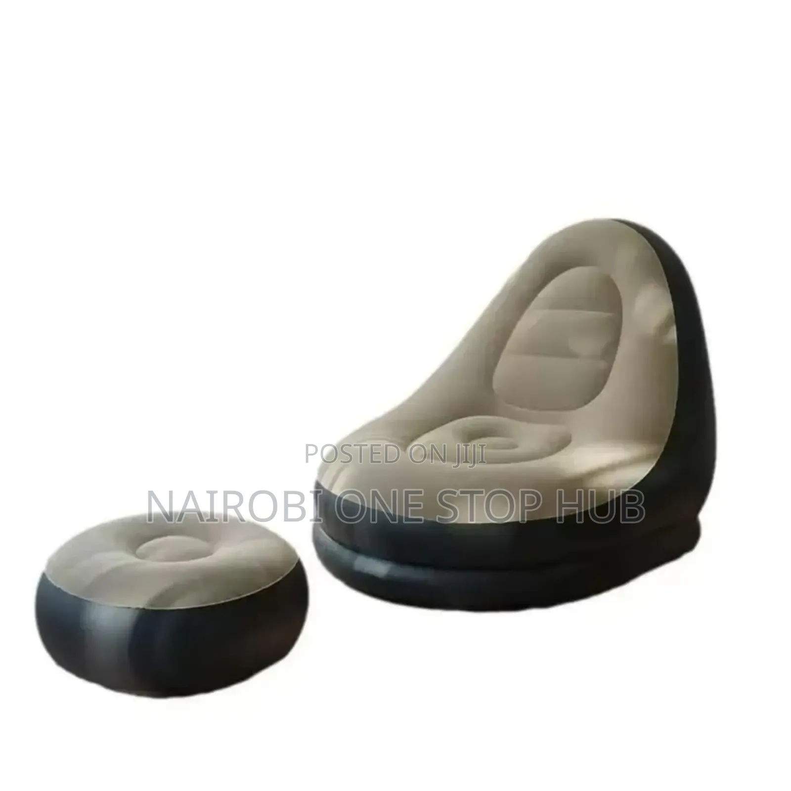 Inflatable Portable Comfort Chair With Footrest
