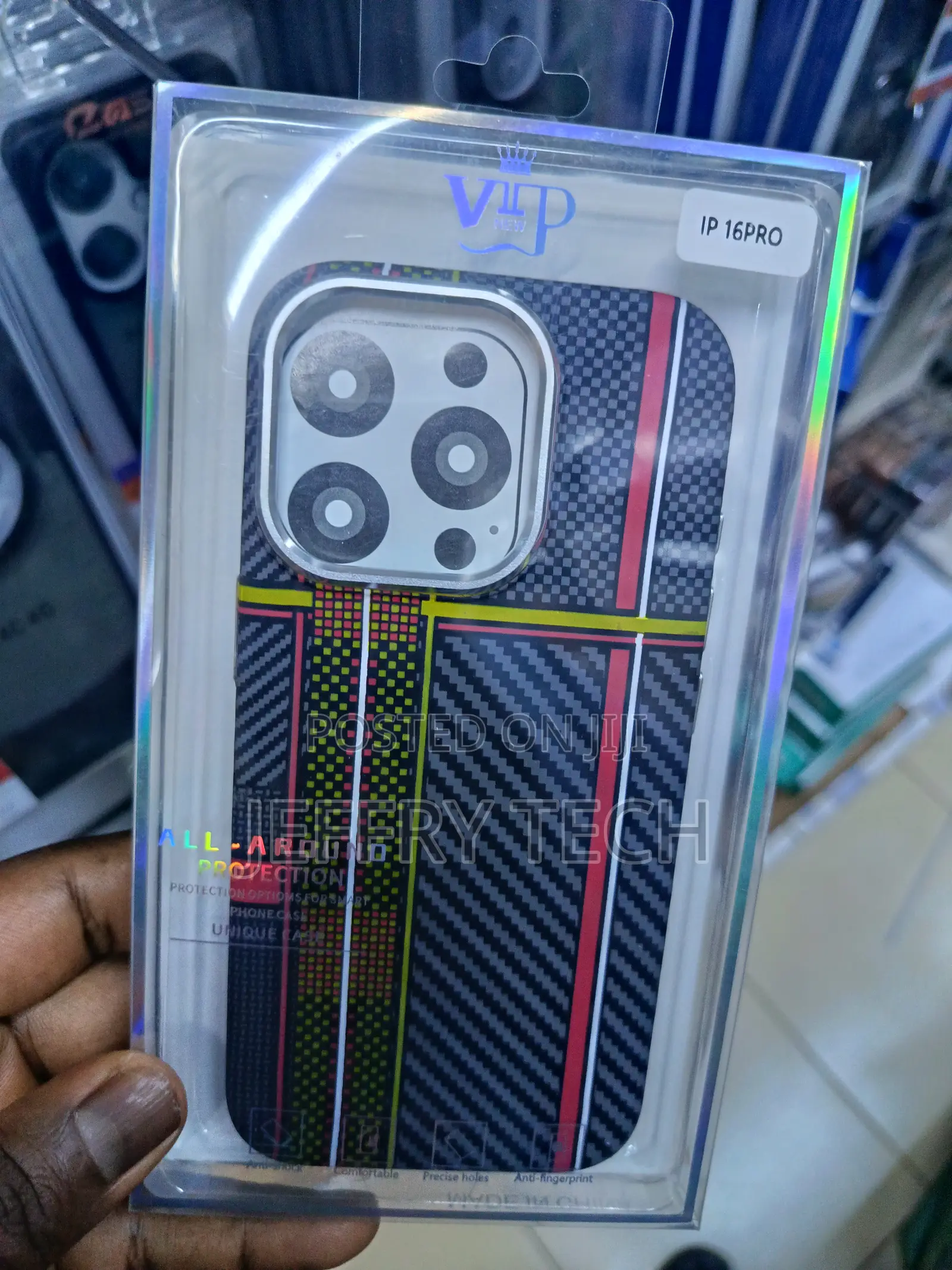 Desei Carbon Fiber Tribal Case With Magsafe for iPhone 16 Pro
