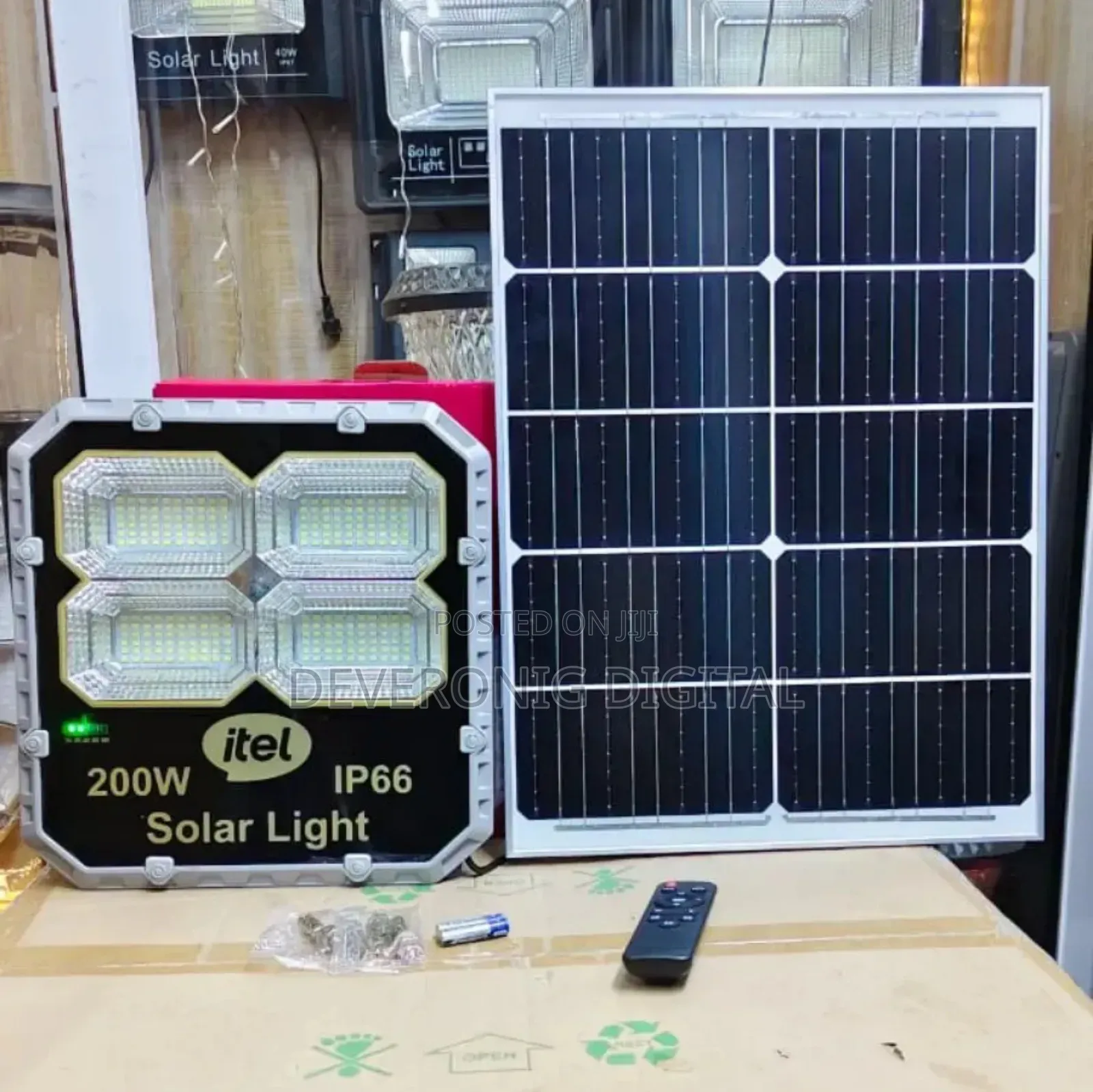 *200w Itel Project Solar Floodlight*