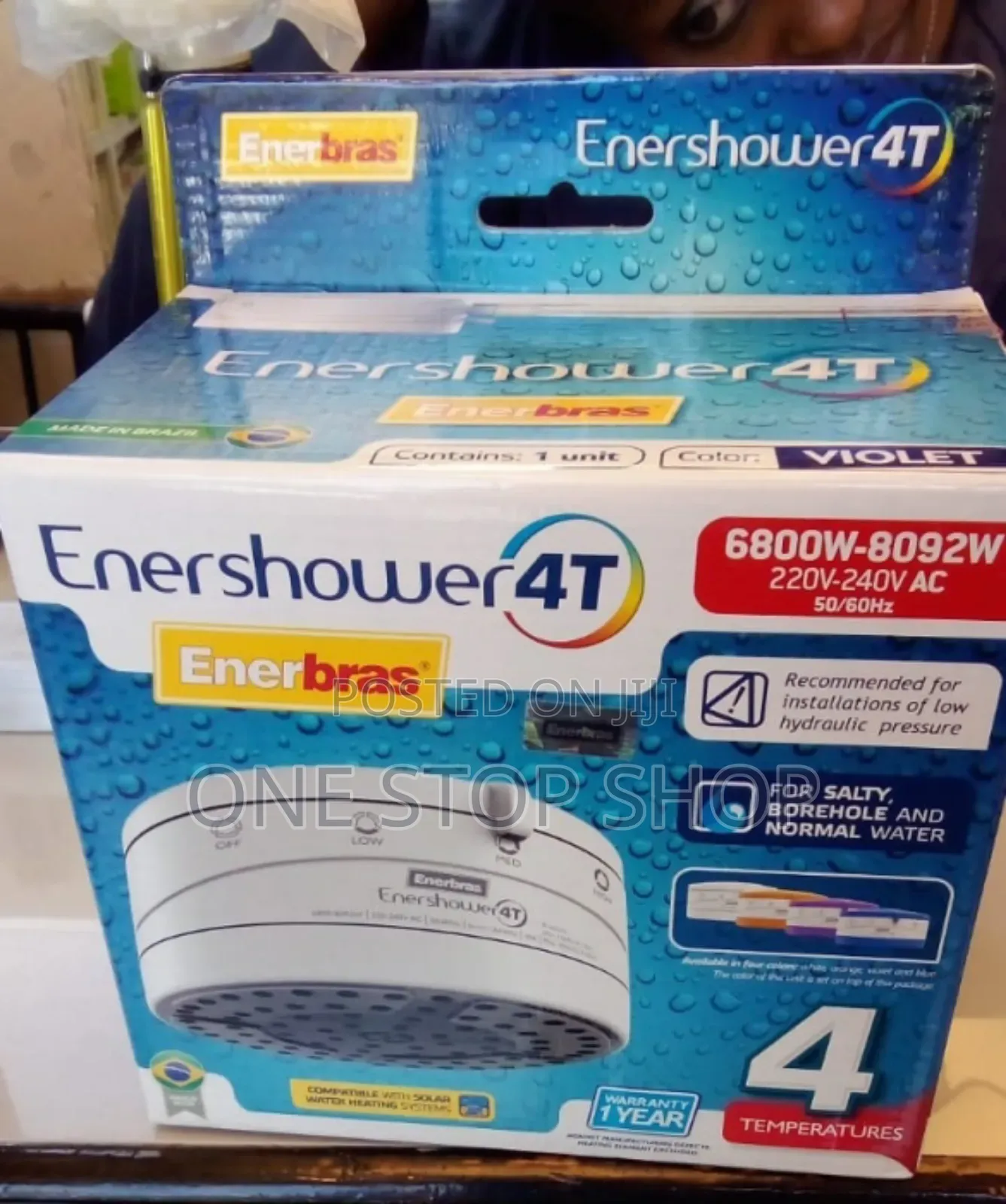 Brand New Enershower 4t Shower Head