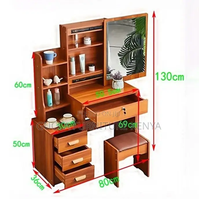 Brown Modern Bedroom Dressing Table