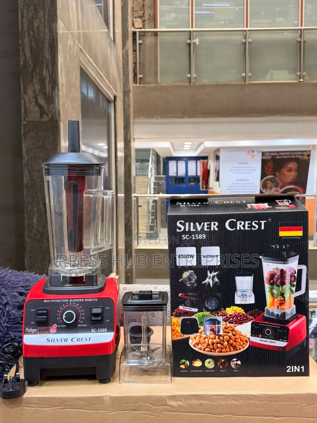 Silver Crest Multifunctional Commercial Blender;