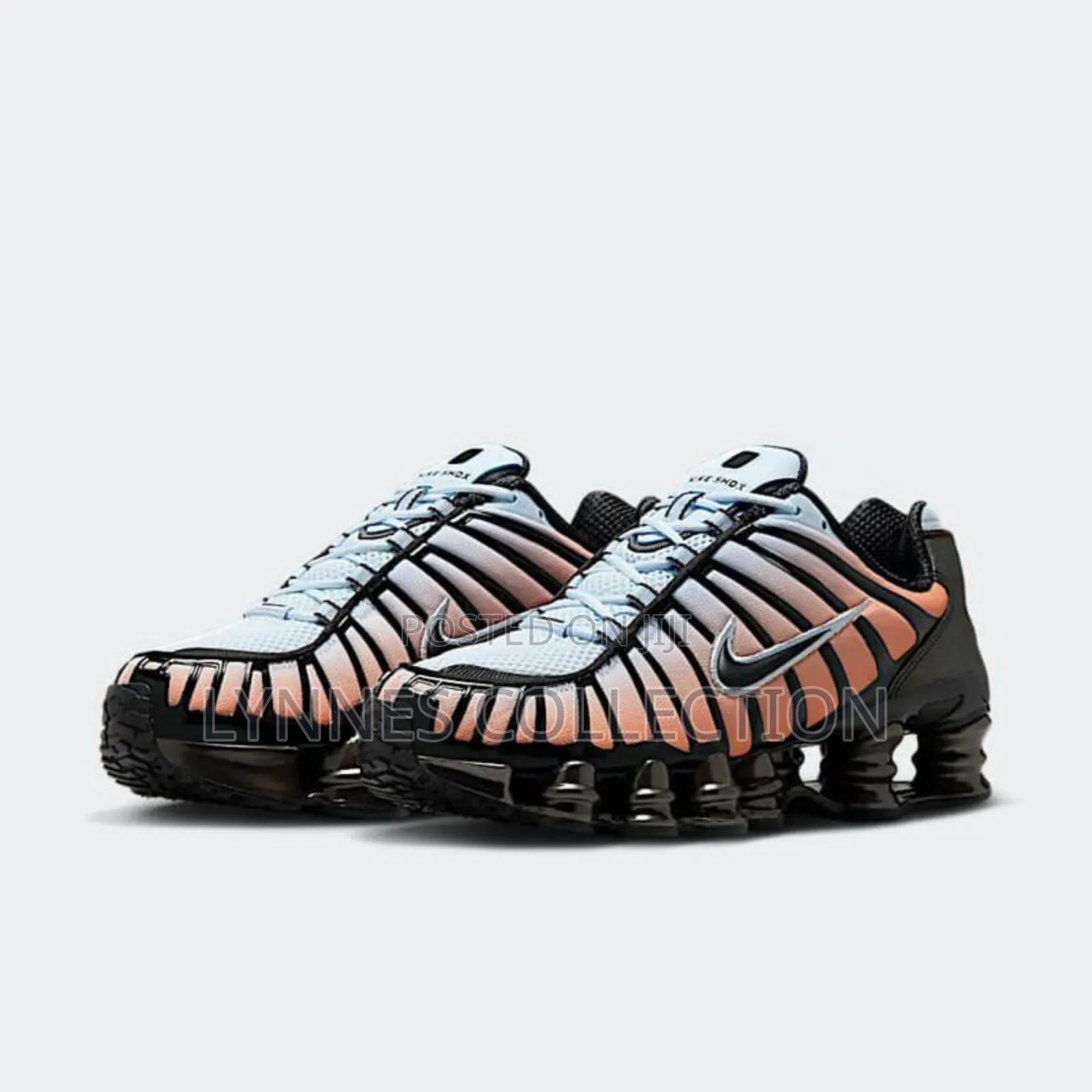 Nike Shox Tl 'white Black Mettalic'