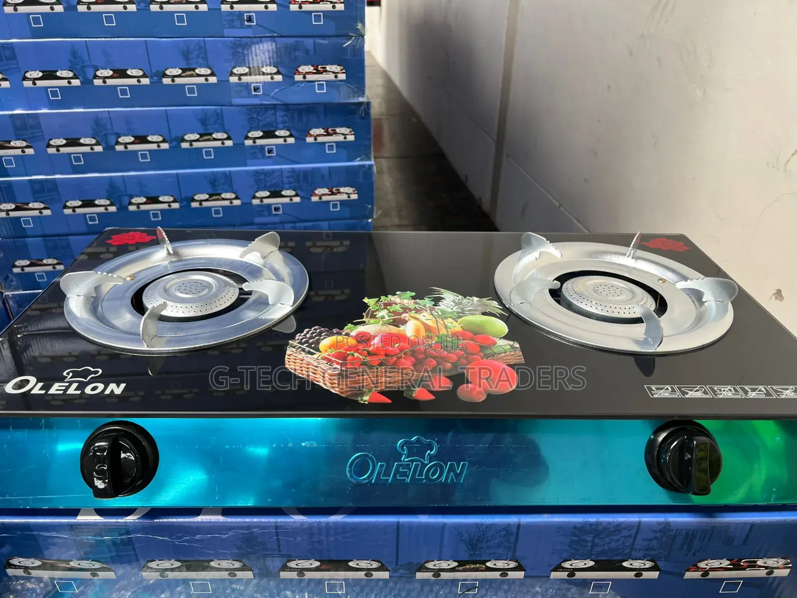 Olelon 2burner Glass Top Table Top Cooker