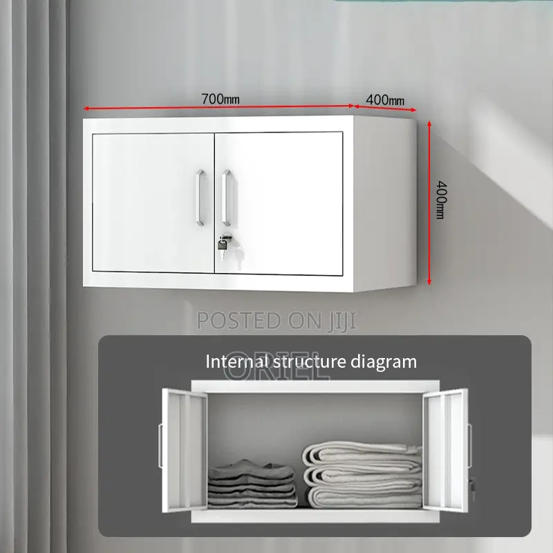 Steel Cabinet : 2-Locker Steel Office Cabinet
