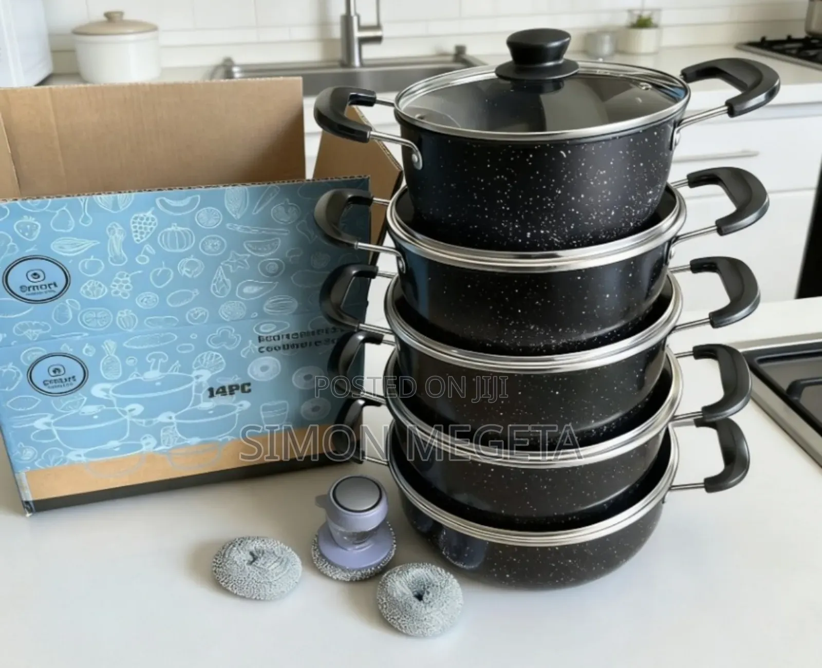 14 Pieces Non Stick Cookerware