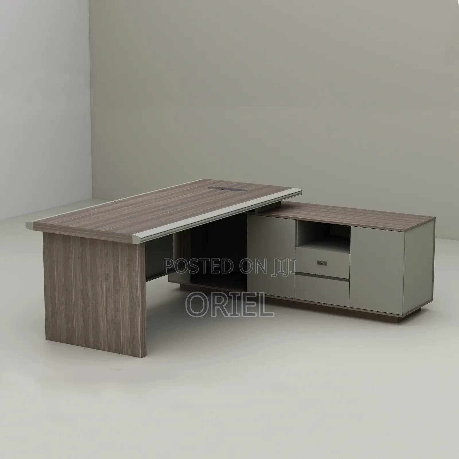 Office Desk : Office 1.6metres Executive L-Shaped Desk