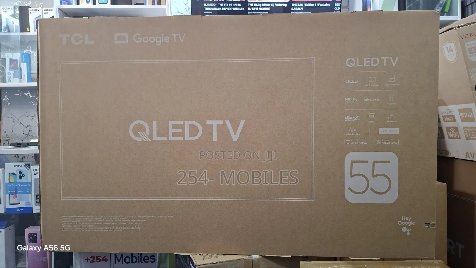 TCL 55t6d Qled Google Tv, New 2026