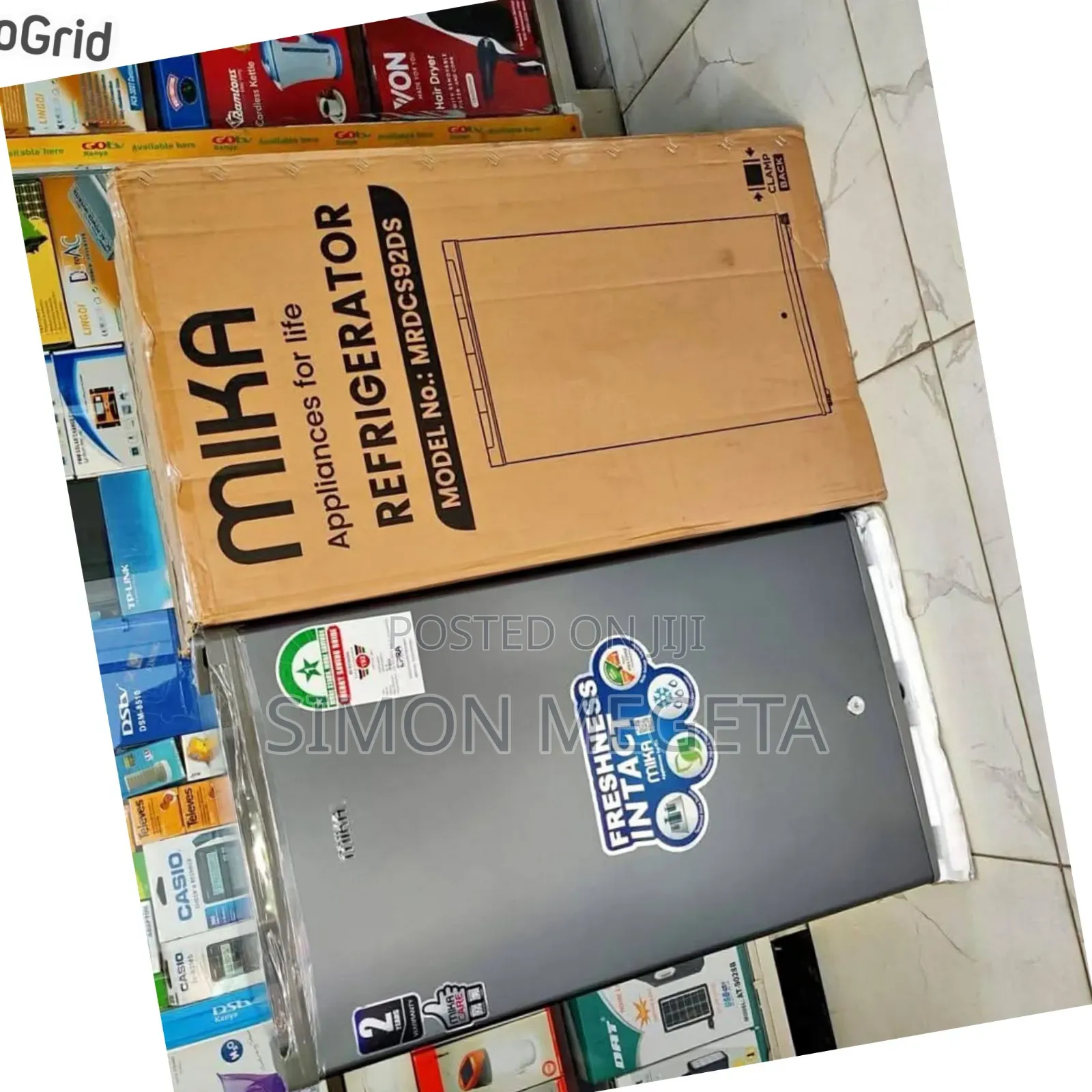 Restocked Mika 92 Litres Fridge