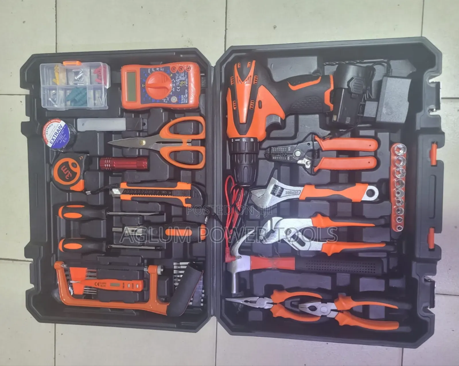 Electric Tool Set With Drill
