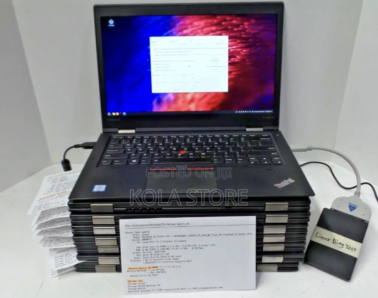 Laptop Lenovo ThinkPad X1 Carbon 8GB Intel Core i5 SSD 256GB