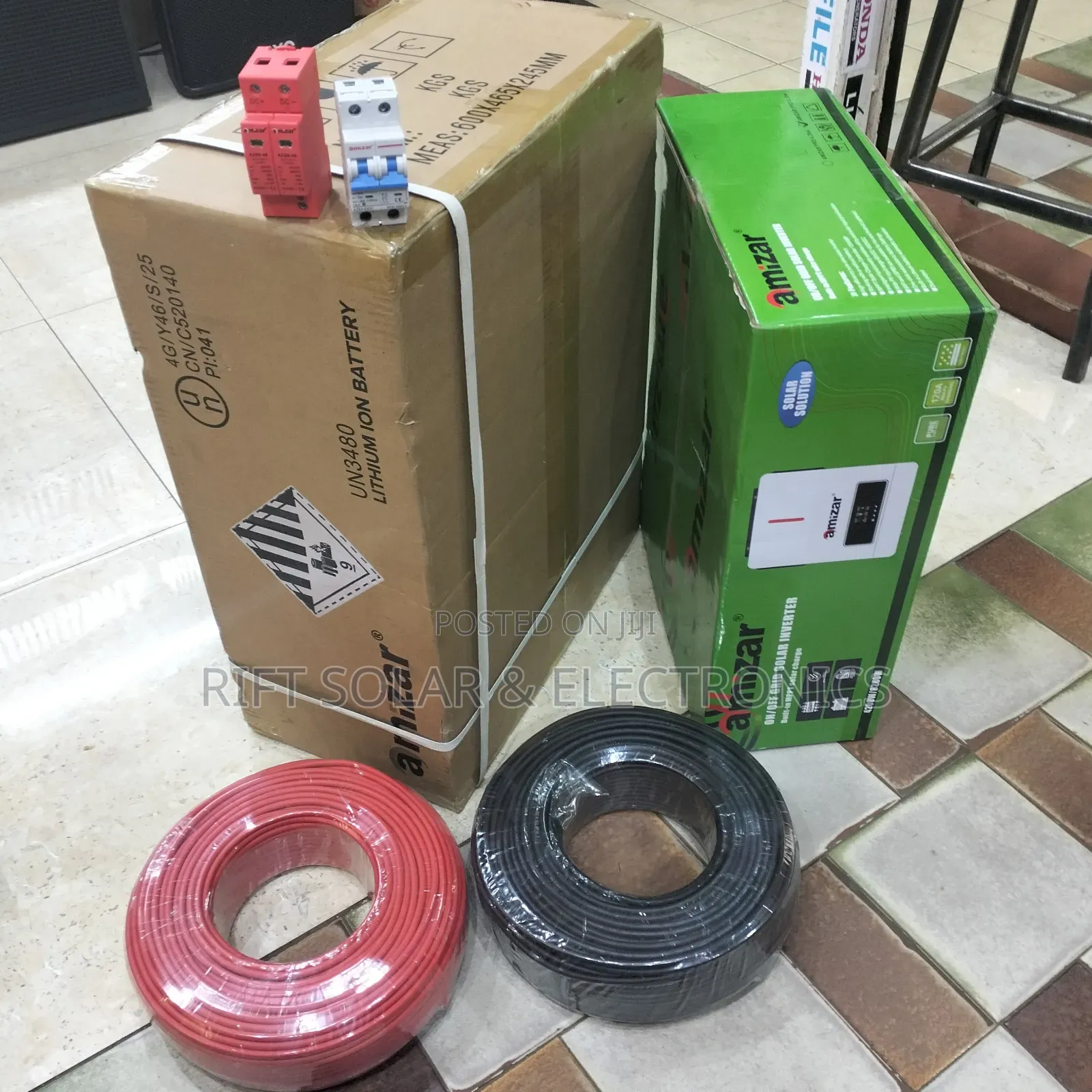3.2kva Inverter - 2.56kwh Lithium Battery -(4)470w Free Installation