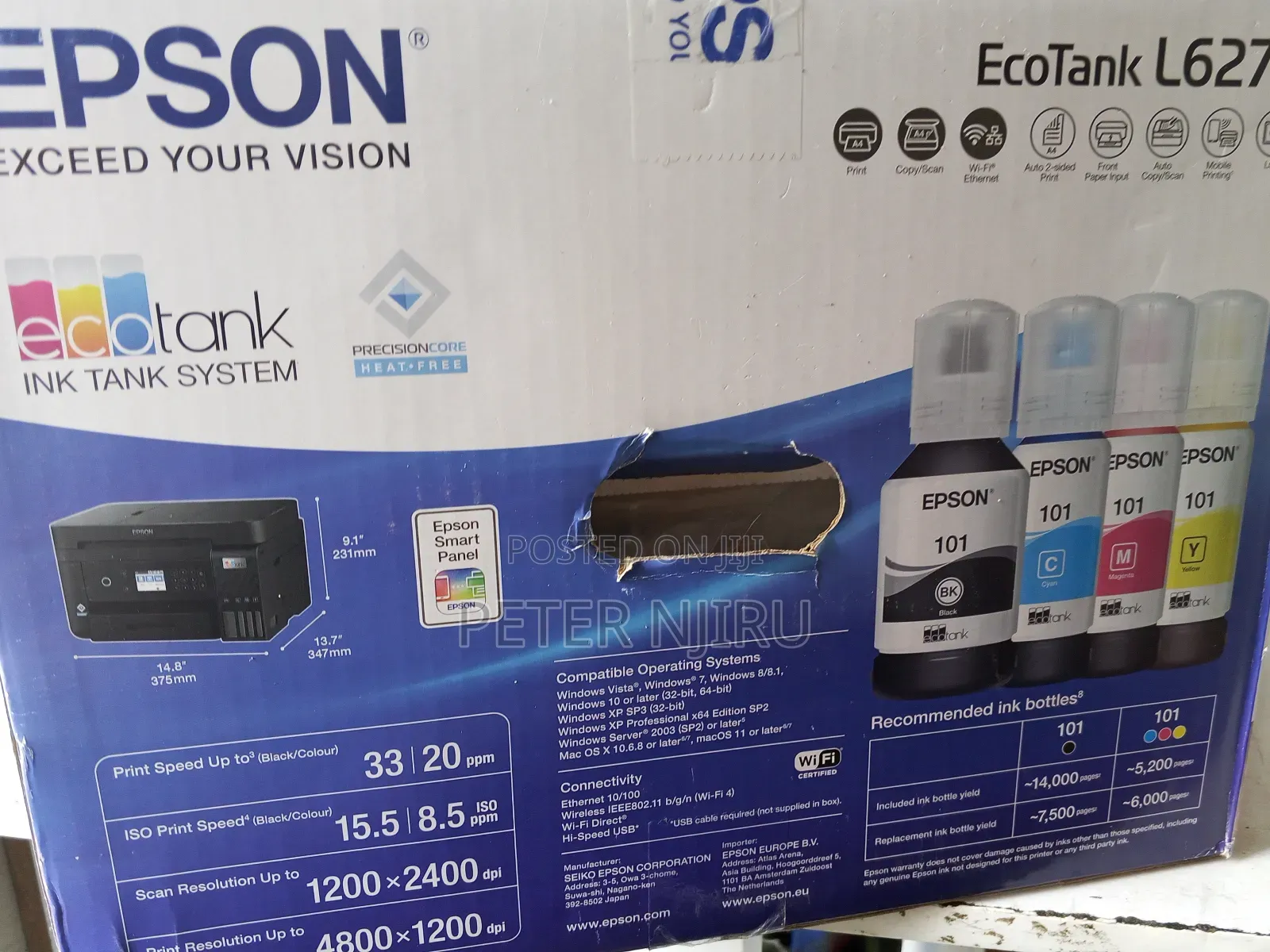 Epson Ecotank L6270 Wireless Printer