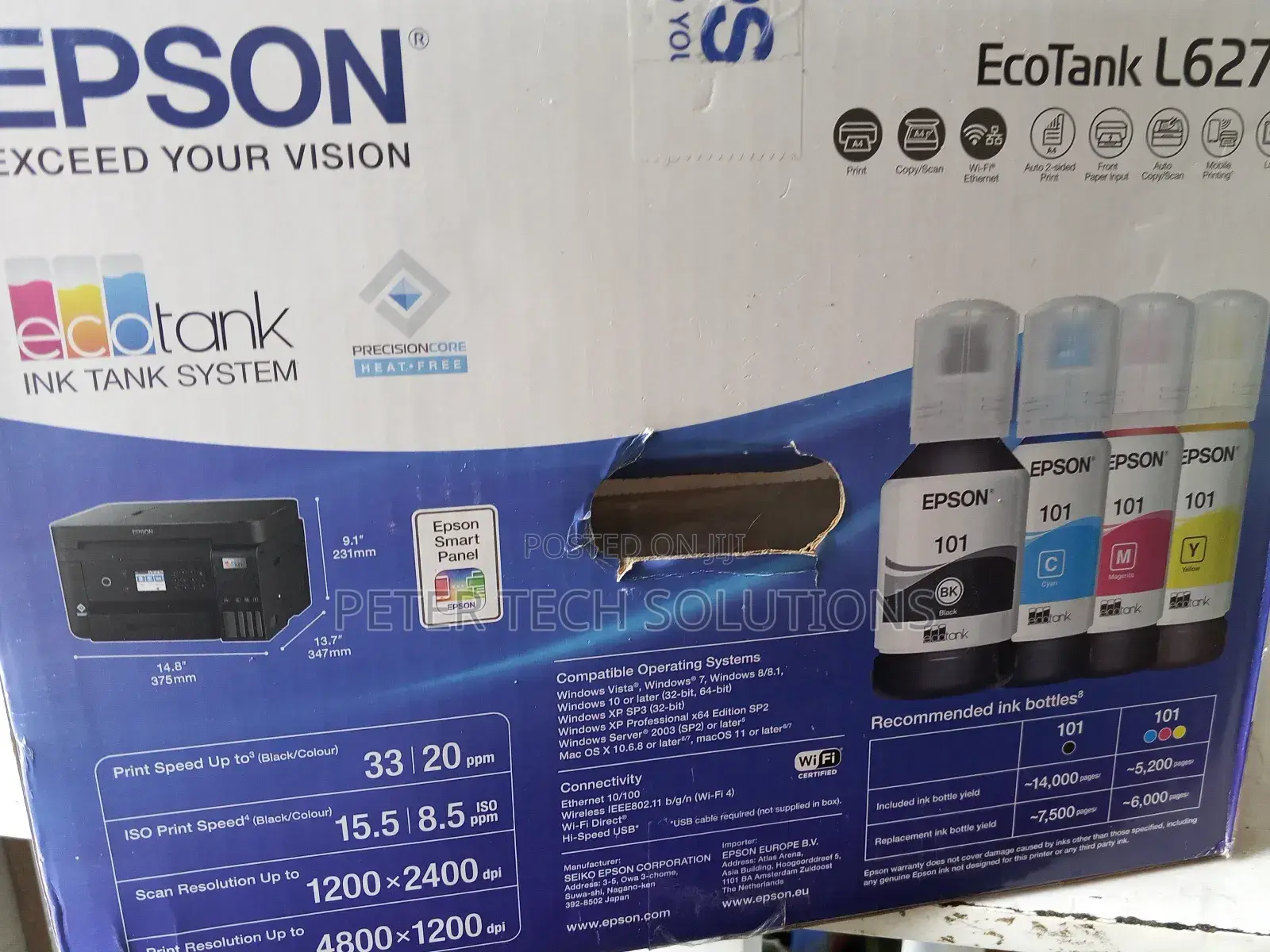 Epson Ecotank L6270 Wireless Printer