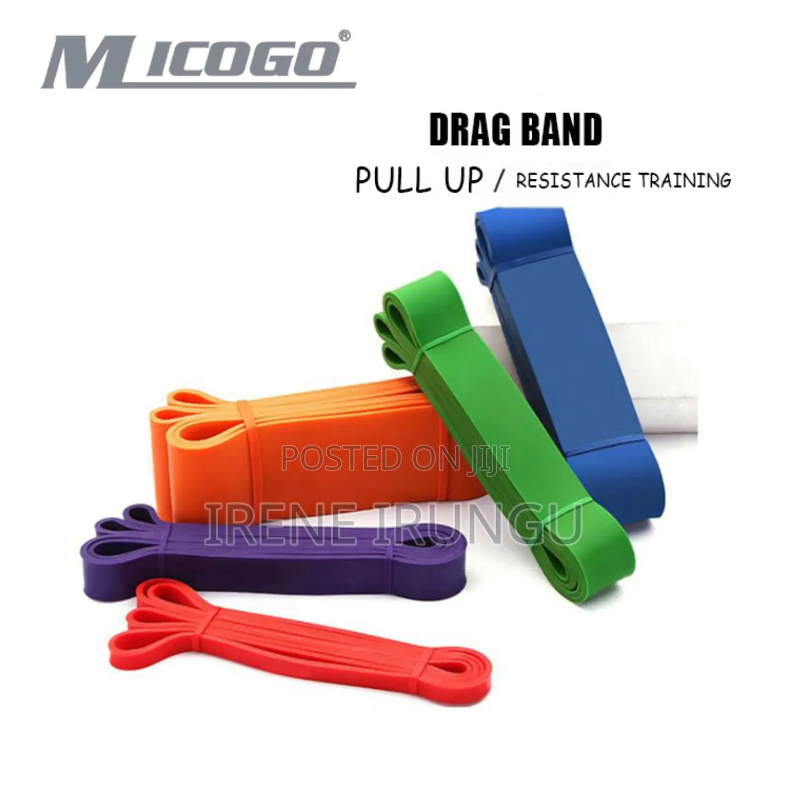 Pull Up Bands ,Set of 5 Resistance Bands