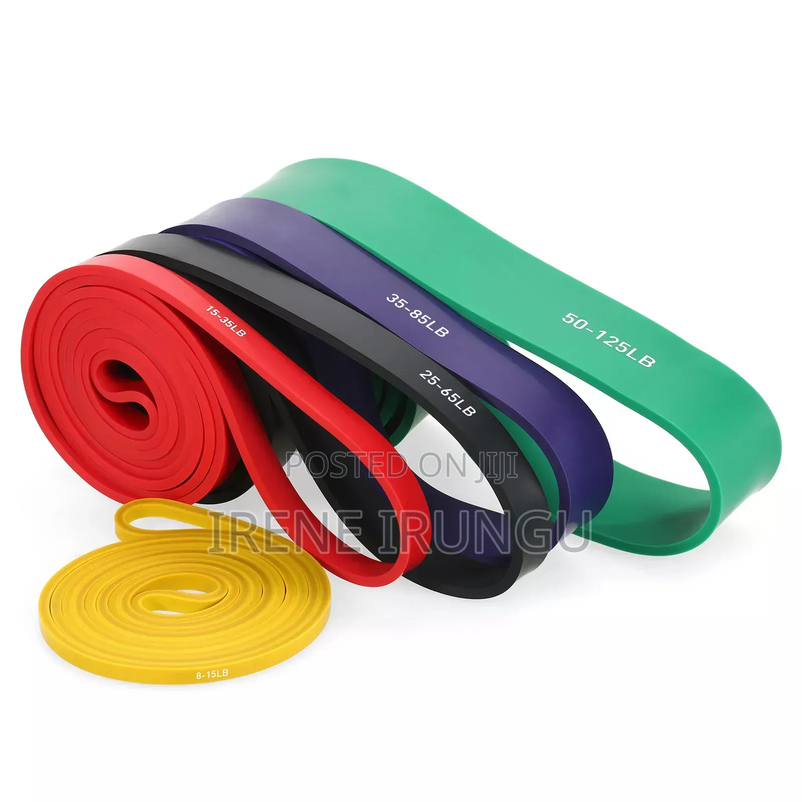 Different Strengths Resistance Bands Available++ Set of 5 PCS
