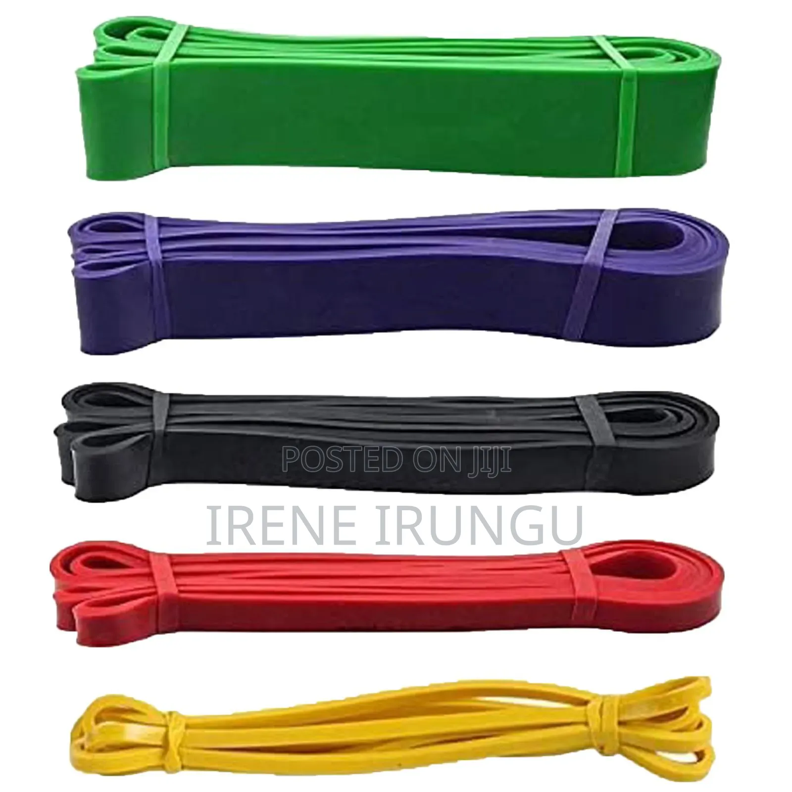 Resistance Power Bands in Stock ++ Set of 5pcs