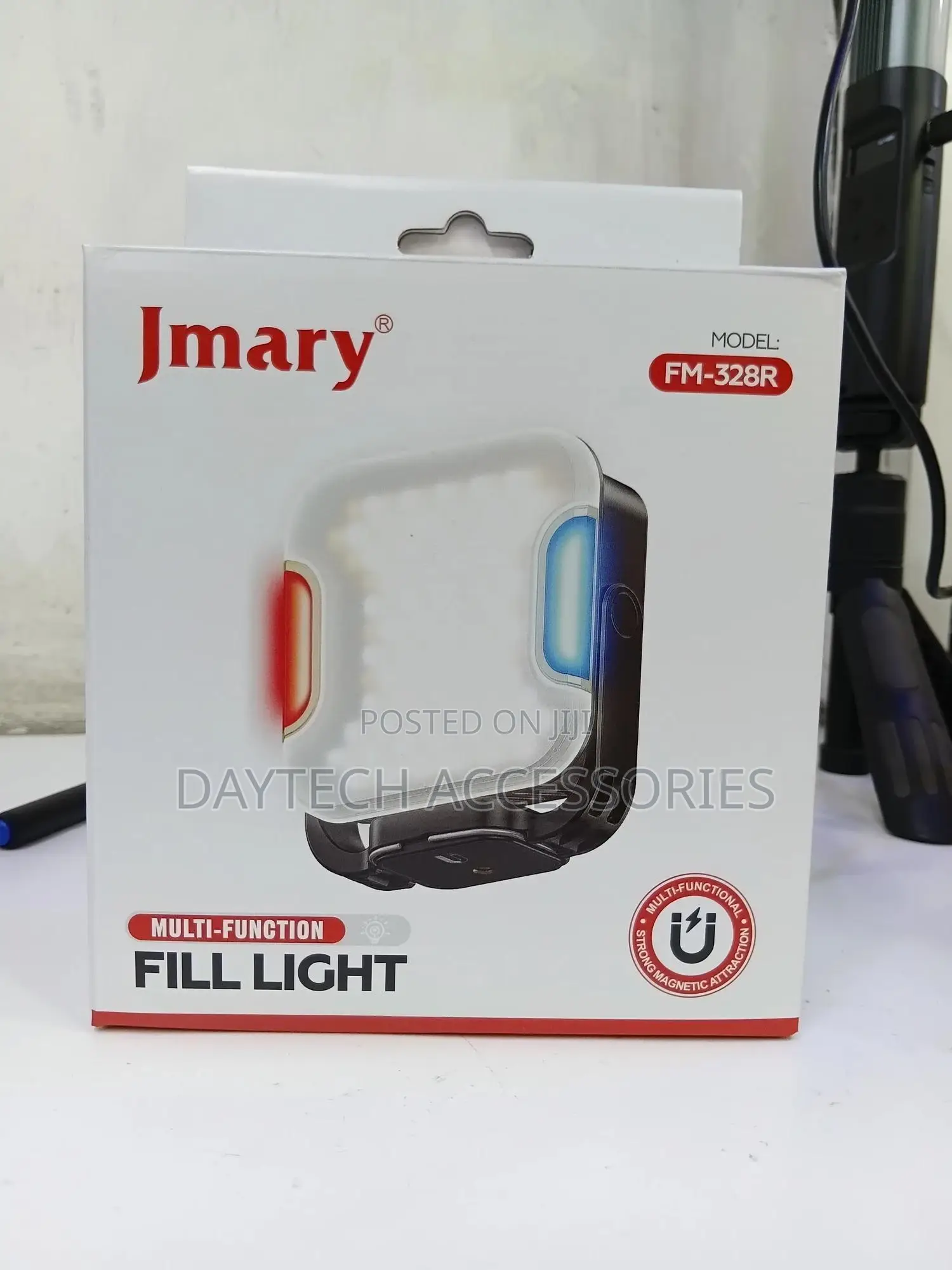 Jmary Fm 328r Portable Video Fill Light Adjustable Color Temperature