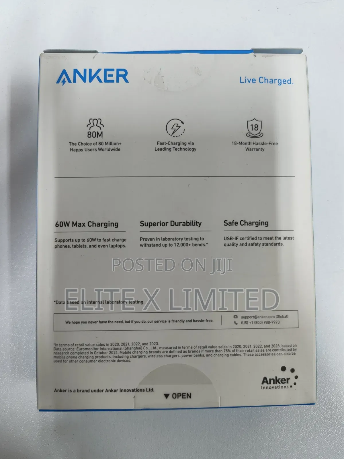Anker 322 Usb-C to Usb-C Cable (3ft Braided)
