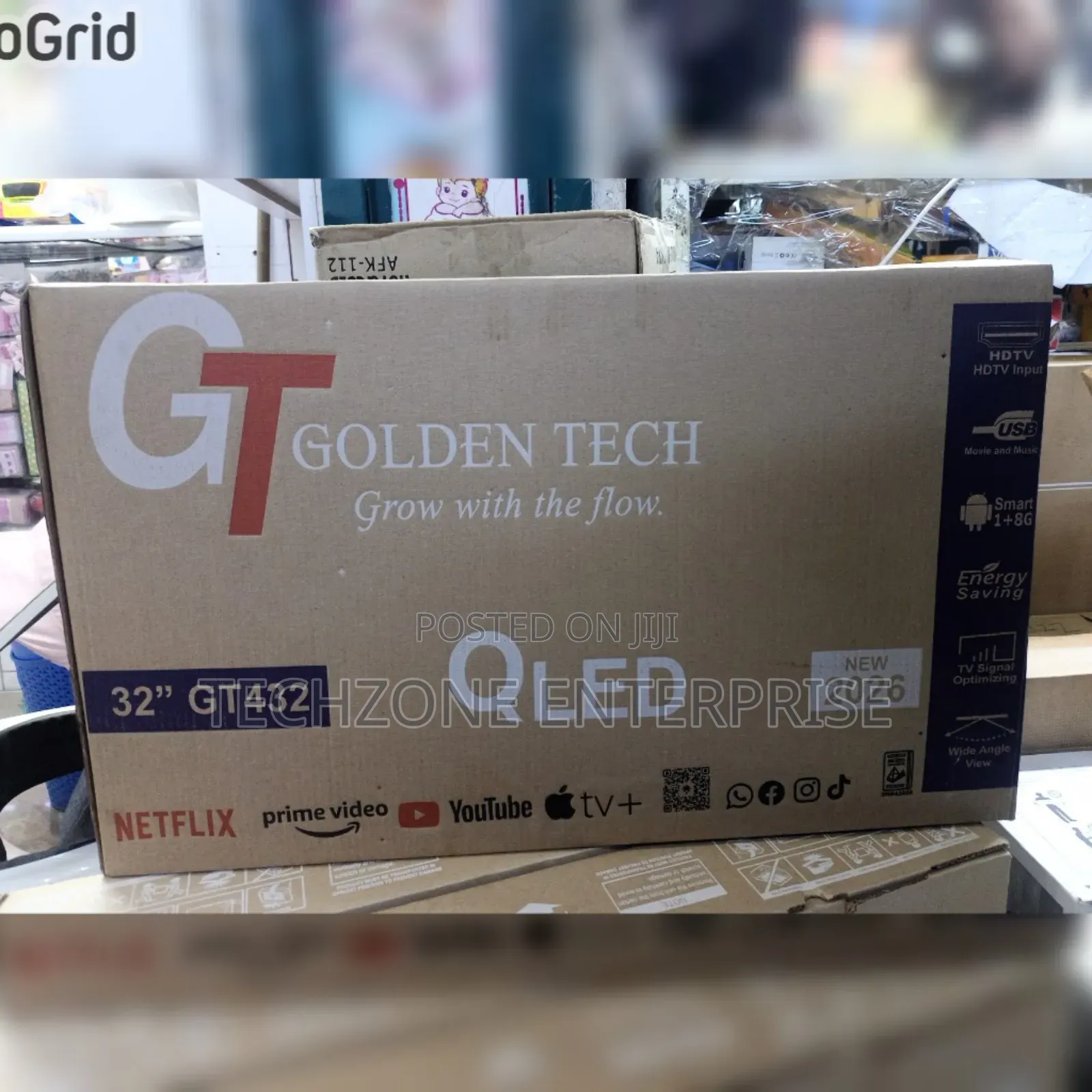 Golden Tech 32-Inch Smart Digital Tv With Inbuilt Wi-Fi 